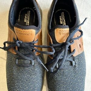 Rockport Men's Blue and Brown Shoes